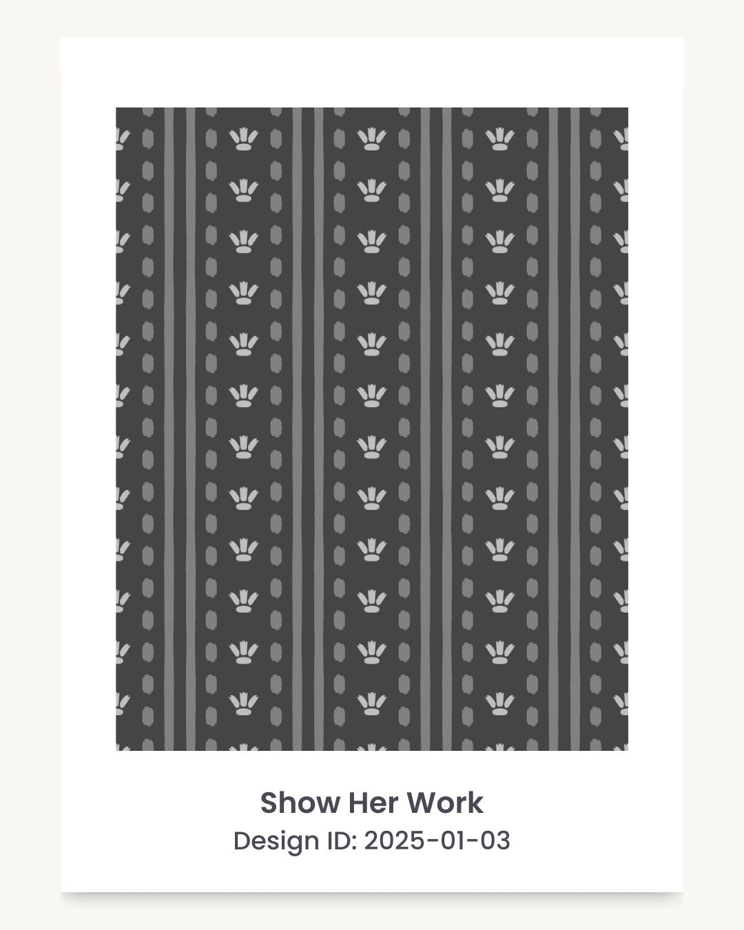 Sophisticates dashed stripes seamless repeating pattern