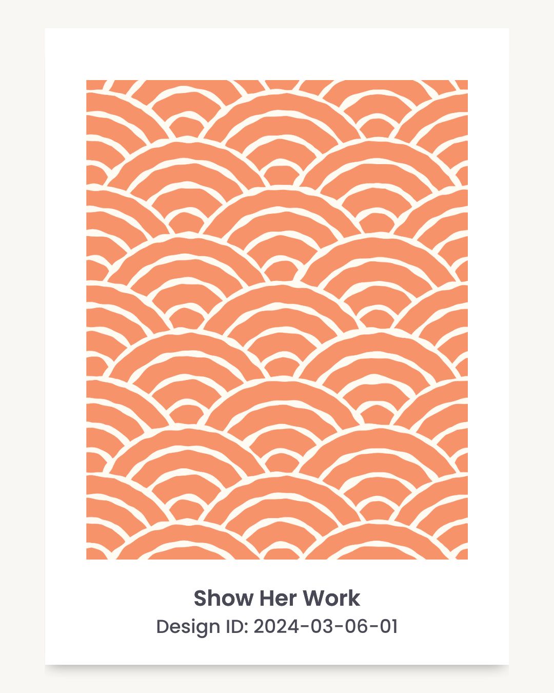 Japanese seigaiha wave seamless repeating pattern