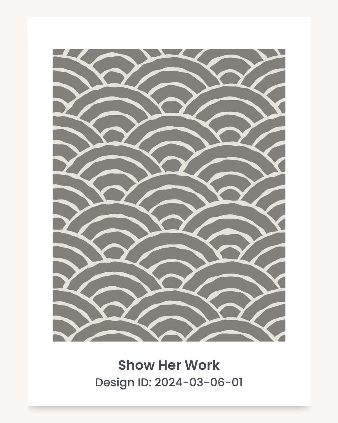 Japanese seigaiha wave seamless repeating pattern