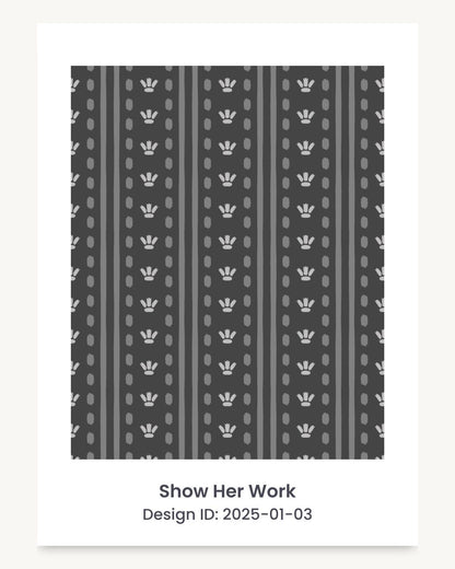Sophisticates dashed stripes seamless repeating pattern