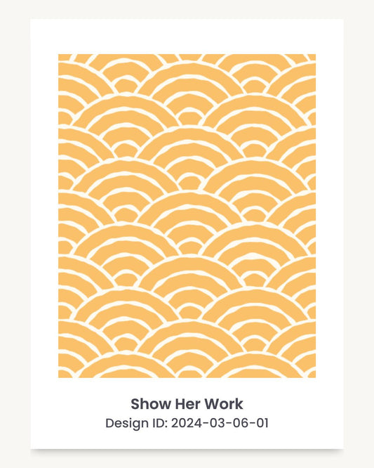 Japanese seigaiha wave seamless repeating pattern