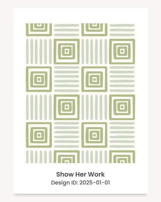 Geometric painted squares seamless repeating pattern