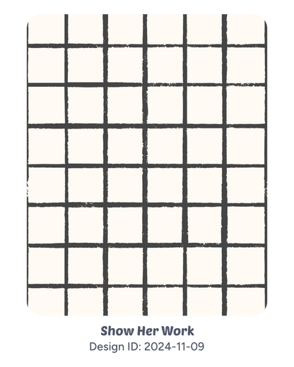 Textured graph grid check seamless repeating pattern