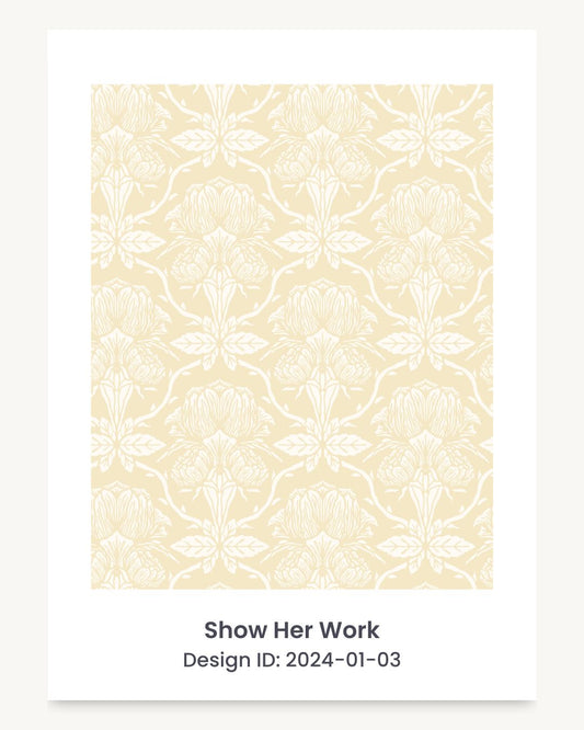 Vintage damask roses seamless repeating pattern