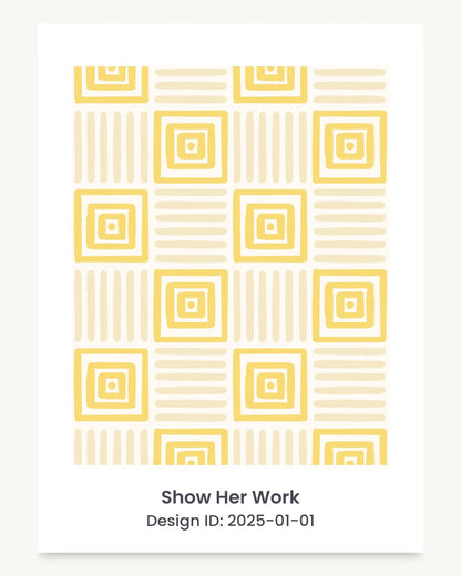 Geometric painted squares seamless repeating pattern