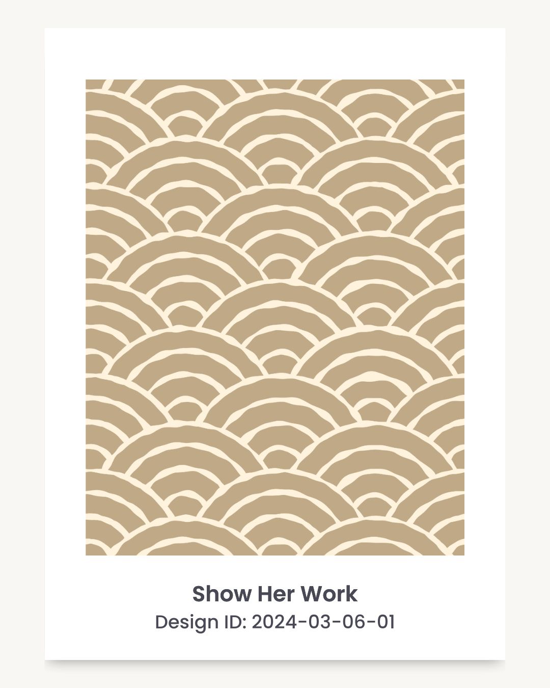 Japanese seigaiha wave seamless repeating pattern