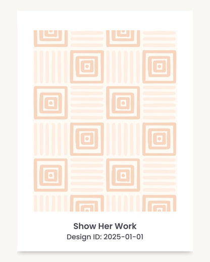 Geometric painted squares seamless repeating pattern
