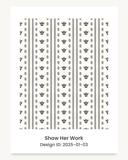 Sophisticates dashed stripes seamless repeating pattern
