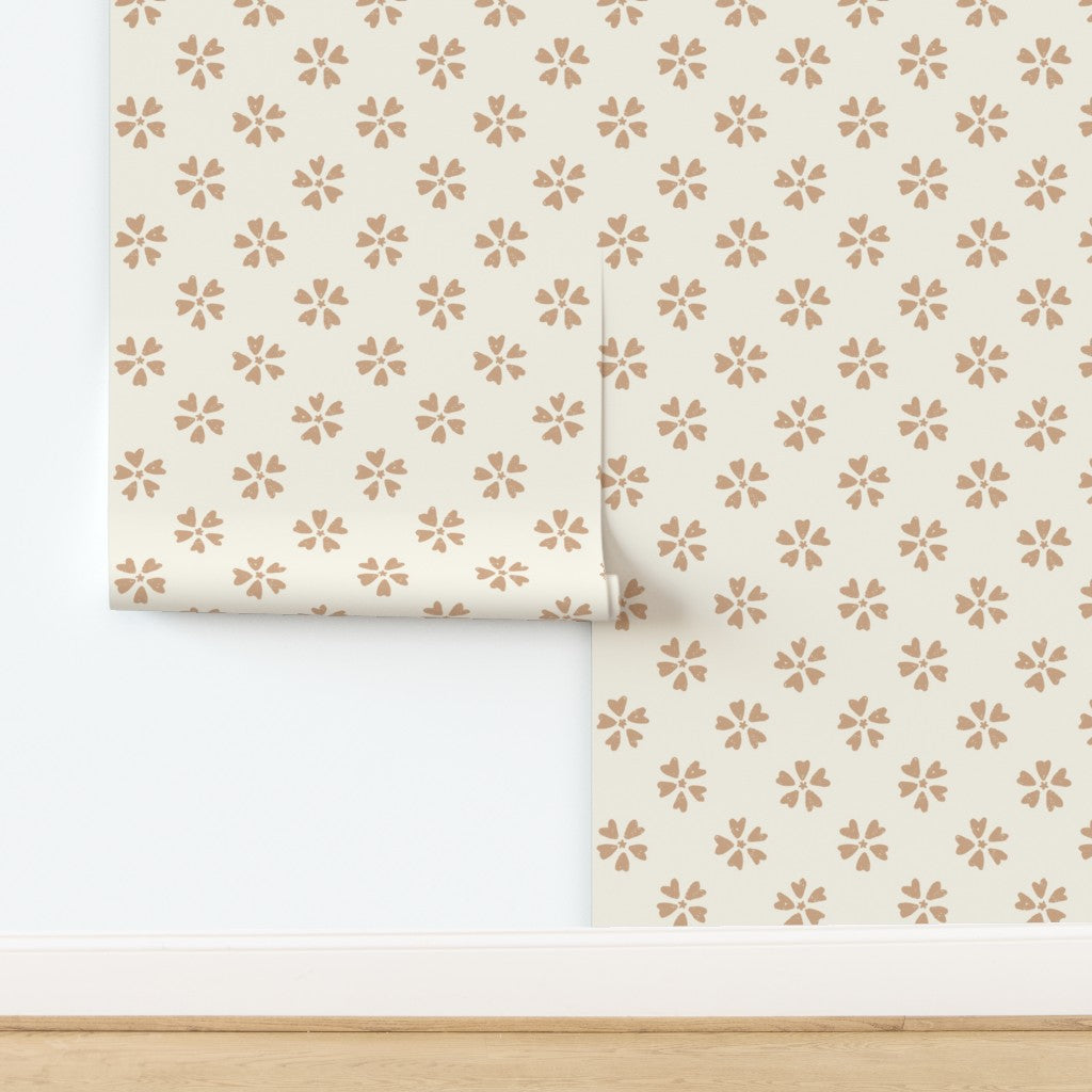 Ditsy Cottagecore Farmhouse Florals Wallpaper