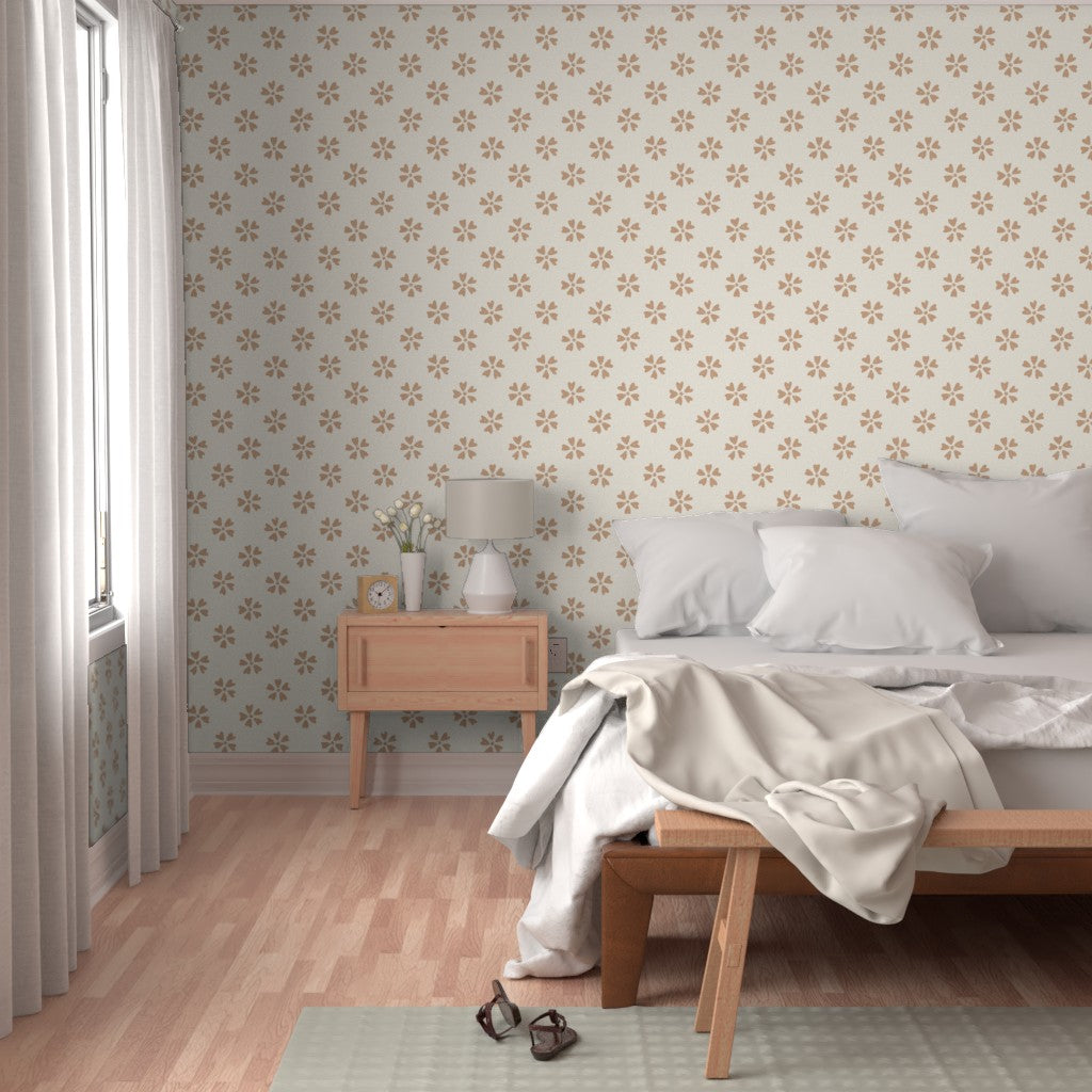 Ditsy Cottagecore Farmhouse Florals Wallpaper